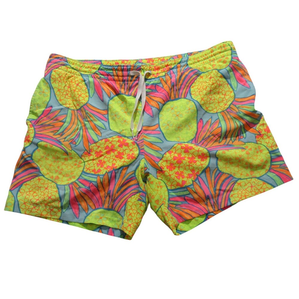 Chubbies Mens Swim Trunks L x 6 Multicolored Floral Stretch Unknown Drawstring